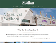 Tablet Screenshot of mullancontracting.com
